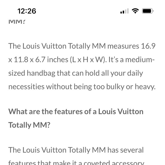 Louis Vuitton Totally MM bag - Picture 12 of 12